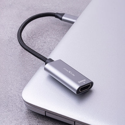 USB-C to HDMI Audio and Video Adapter MaXlife MXHC-01, Gray