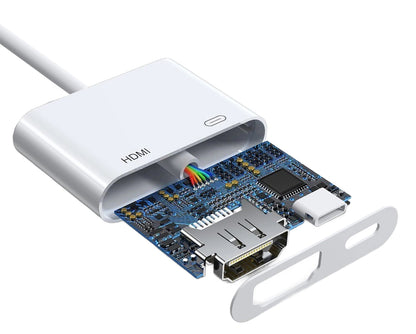Προσαρμογέας Ήχου και Βίντεο Lightning - HDMI / Lightning Joyroom S-H141, Λευκό