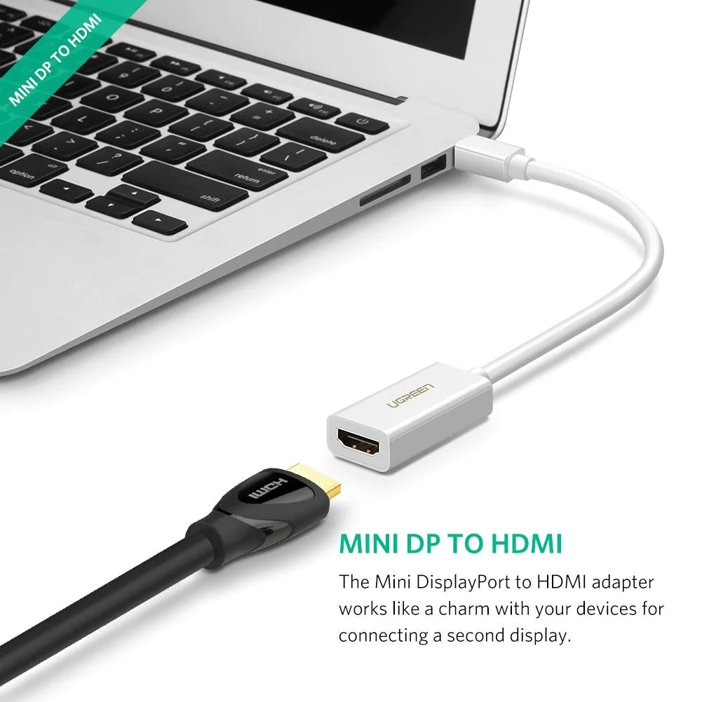 Αντάπτορας Βίντεο UGREEN MD112 (10461), MiniDisplayPort - HDMI, Μαύρο