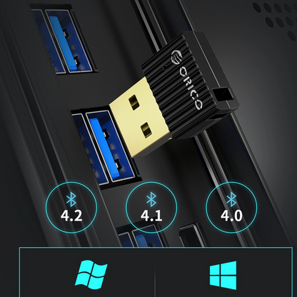 Orico BTA-53 USB Bluetooth Adapter, Black
