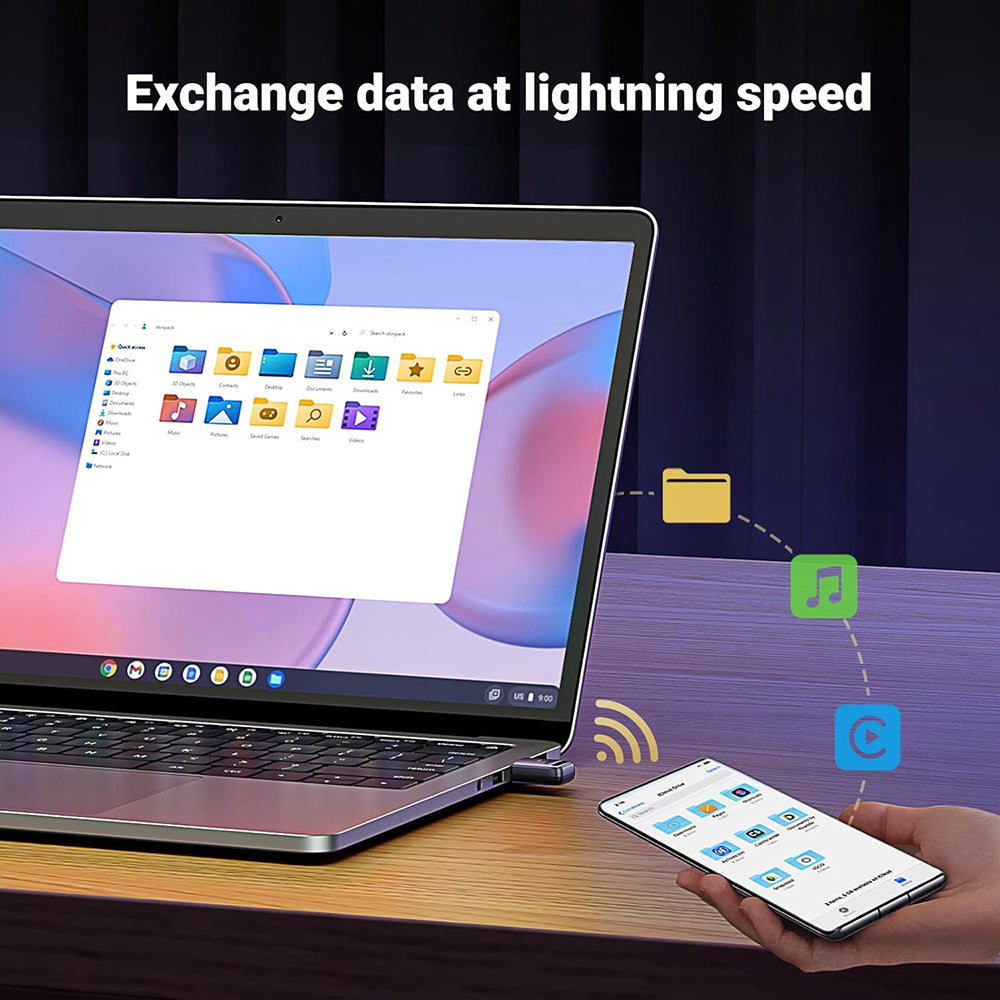 Αντάπτορας Bluetooth USB UGREEN CM748 (35058), Μαύρος