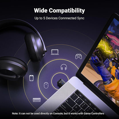 Αντάπτορας Bluetooth USB UGREEN CM748 (35058), Μαύρος