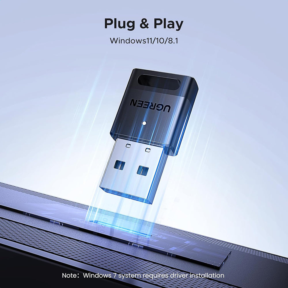Αντάπτορας Bluetooth USB UGREEN CM748 (45134), Μαύρος