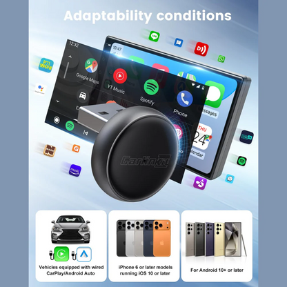 Αντάπτορας Carplay / Android Auto Wireless Carlinkit Mini Ultra3 για Apple iPhone / Android Series