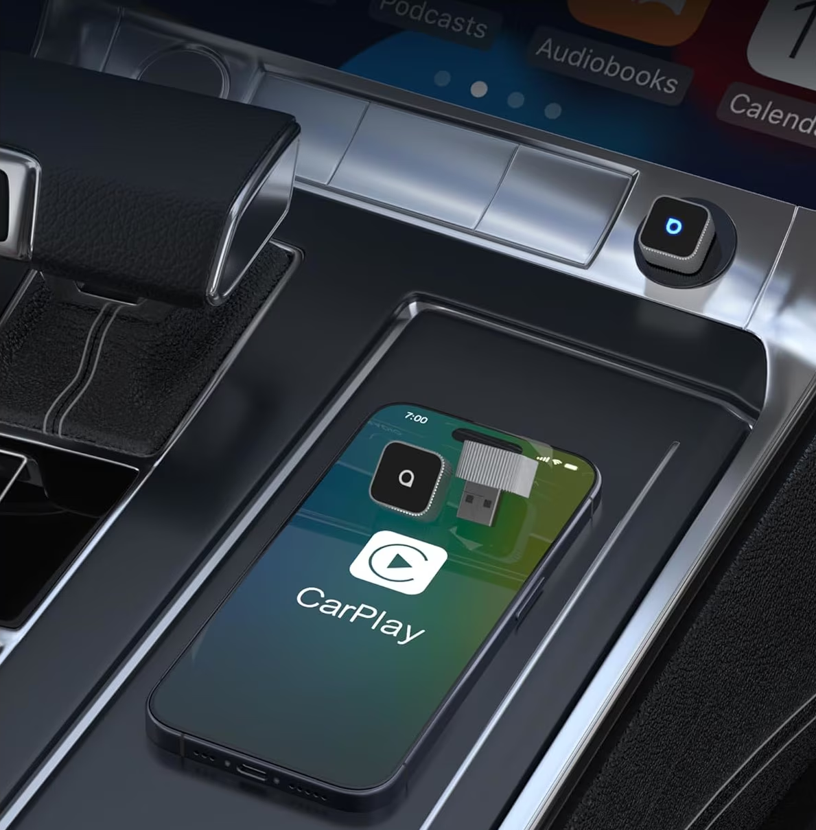 Αντάπτορας Carplay / Android Auto Wireless Ottocast Mini Cube Style B για Apple iPhone / Android Series CP88-T2