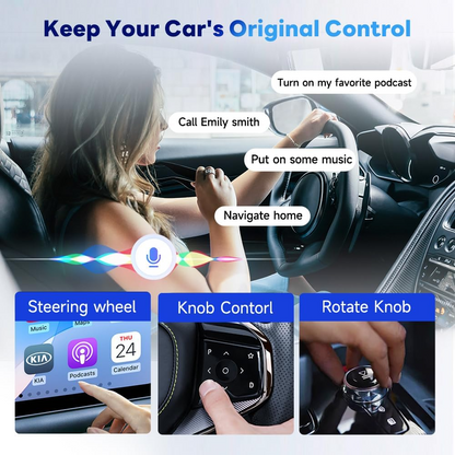 Αντάπτορας Carplay / Android Auto Wireless Carlinkit HD2CP Pro για Apple iPhone / Android Series
