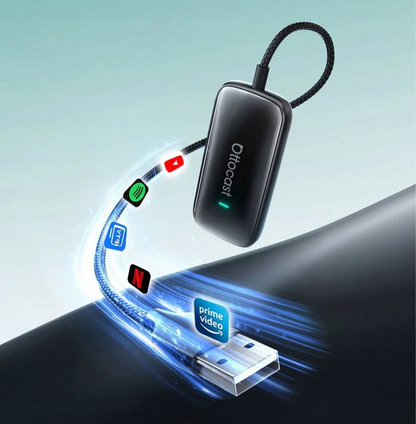 Ασύρματος προσαρμογέας Carplay / Android Auto Ottocast Play2Video Ultra για Apple iPhone / Android Series CA515-T