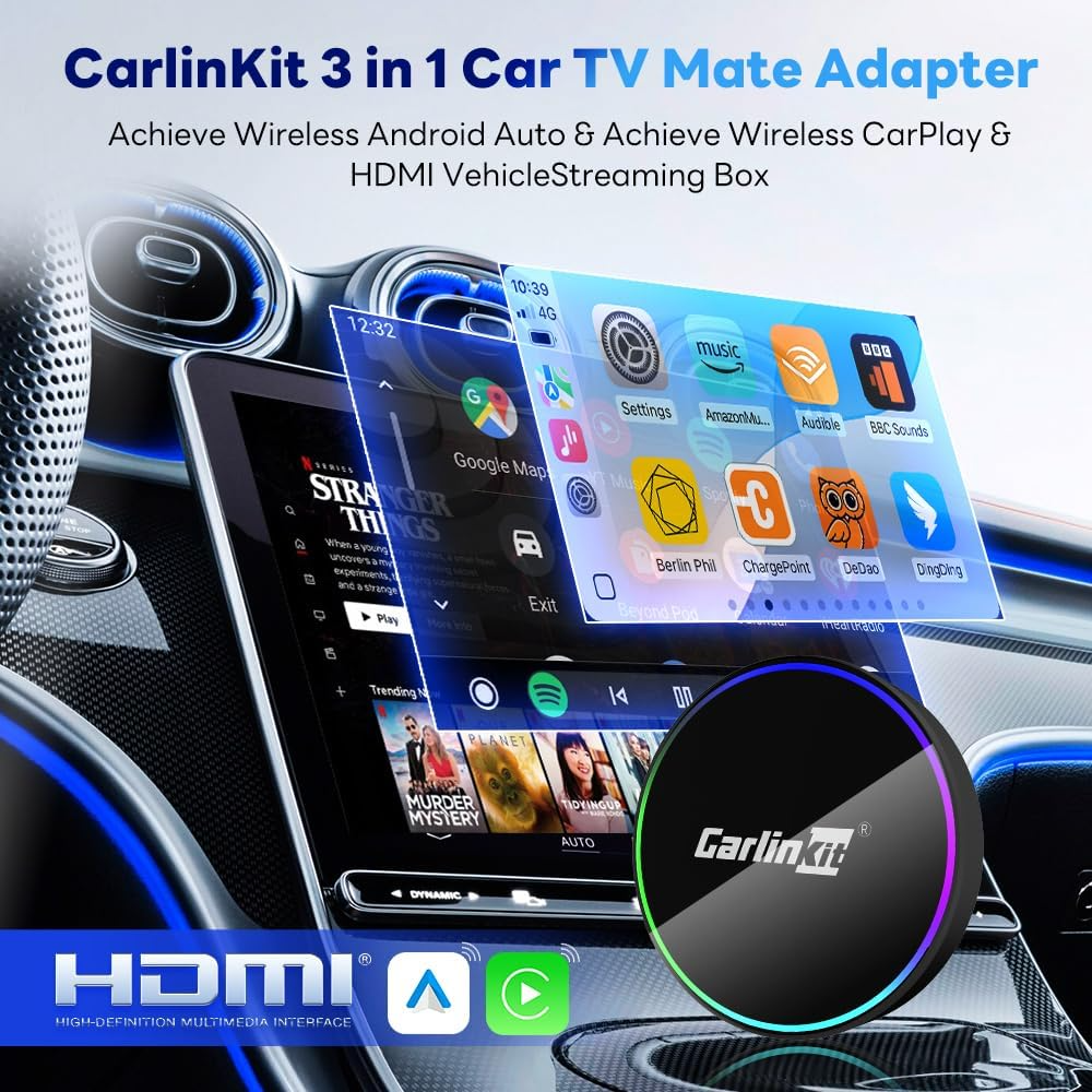 Αντάπτορας Carplay / Android Auto Wireless Carlinkit HD2CP Pro για Apple iPhone / Android Series