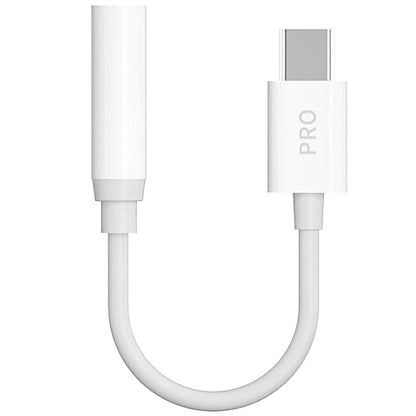 Προσαρμογέας ήχου USB-C - 3,5 mm Dudao L16CPro, λευκό