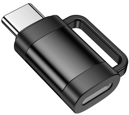 Προσαρμογέας Δεδομένων και Φόρτισης Lightning - USB-C HOCO UA31E, Μαύρο