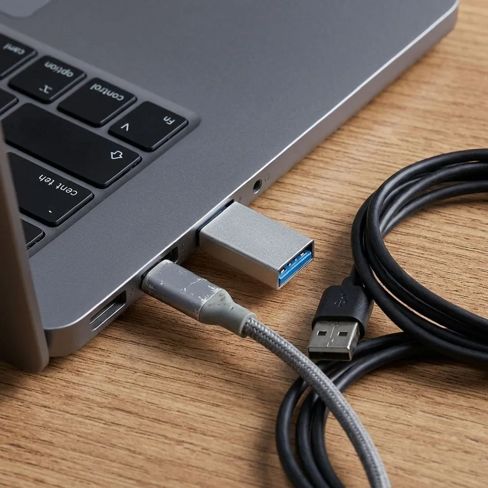 Προσαρμογέας Δεδομένων και Φόρτισης USB-C - USB-A Blue Star, Λευκός