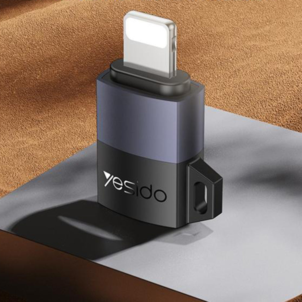 Προσαρμογέας Δεδομένων και Φόρτισης microUSB - Lightning Yesido GS30, Γκρι