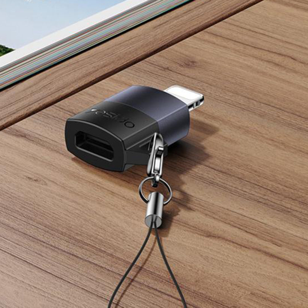 Προσαρμογέας Δεδομένων και Φόρτισης microUSB - Lightning Yesido GS30, Γκρι