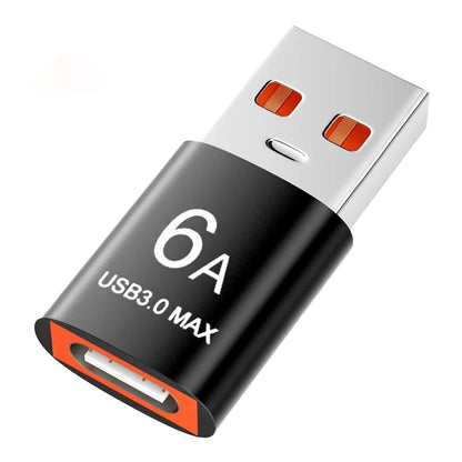 Προσαρμογέας Δεδομένων και Φόρτισης USB-C - USB-A Techsuit A5 HyperPort, Μαύρο Πορτοκαλί