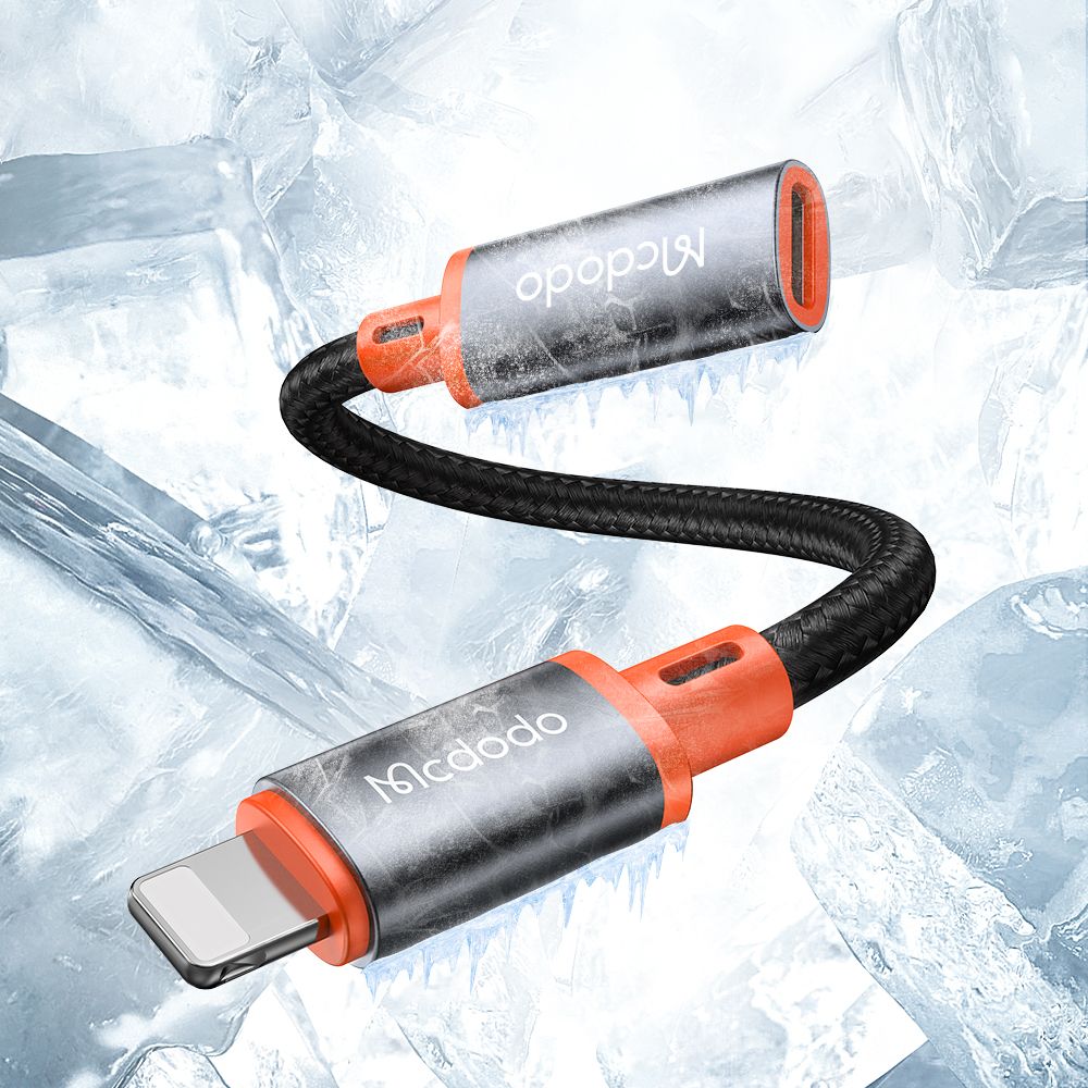 Προσαρμογέας Δεδομένων και Φόρτισης USB-C - Lightning McDodo CA-1440, Μαύρο