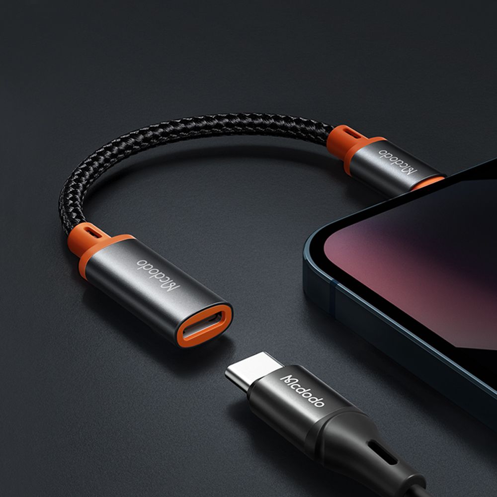 Προσαρμογέας Δεδομένων και Φόρτισης USB-C - Lightning McDodo CA-1440, Μαύρο