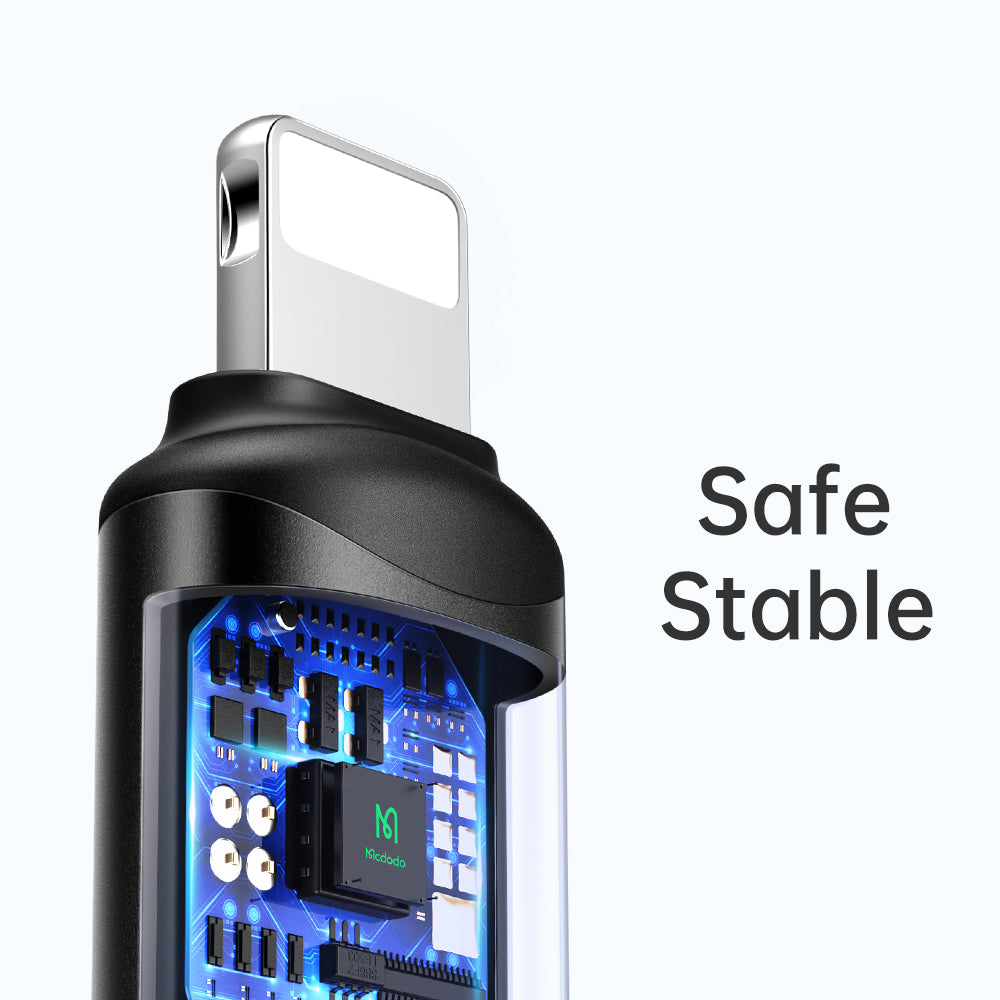 Προσαρμογέας Δεδομένων και Φόρτισης USB-C - Lightning McDodo OT-7680, Μαύρο