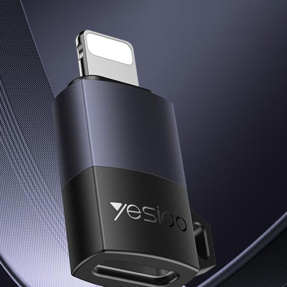 Προσαρμογέας Δεδομένων και Φόρτισης USB-C - Lightning Yesido GS27, Γκρι