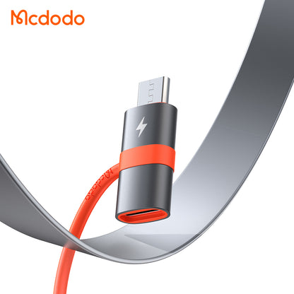 Προσαρμογέας Δεδομένων και Φόρτισης USB-C - microUSB McDodo OT-3820, Γκρι