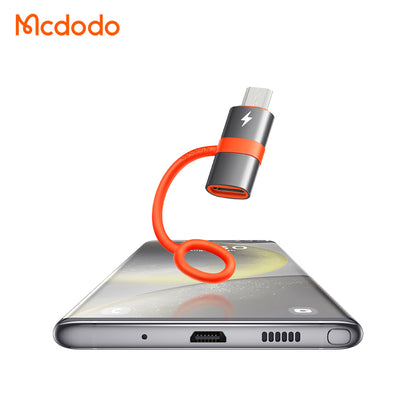 Προσαρμογέας Δεδομένων και Φόρτισης USB-C - microUSB McDodo OT-3820, Γκρι