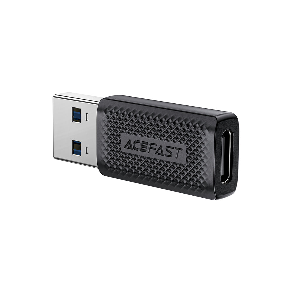 Προσαρμογέας Δεδομένων και Φόρτισης USB-C - USB-A Acefast J2, Μαύρο