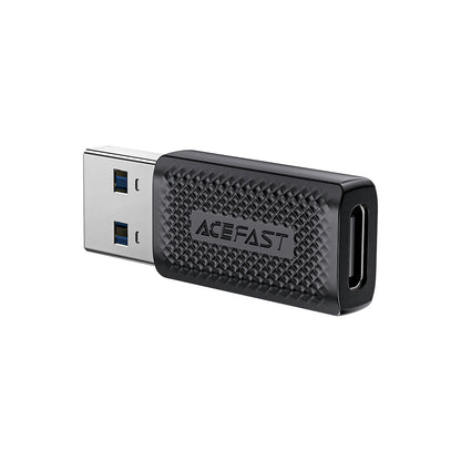 Προσαρμογέας Δεδομένων και Φόρτισης USB-C - USB-A Acefast J2, Μαύρο