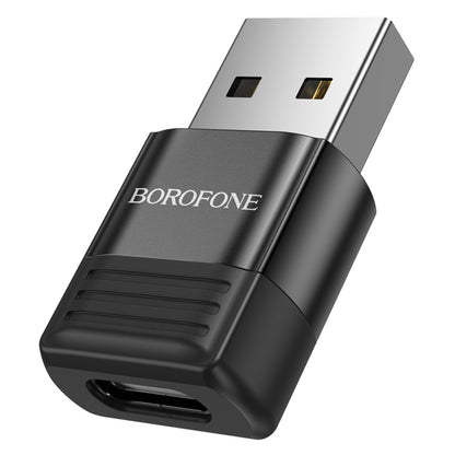 Προσαρμογέας Δεδομένων και Φόρτισης USB-C - USB-A Borofone BV18, Μαύρο
