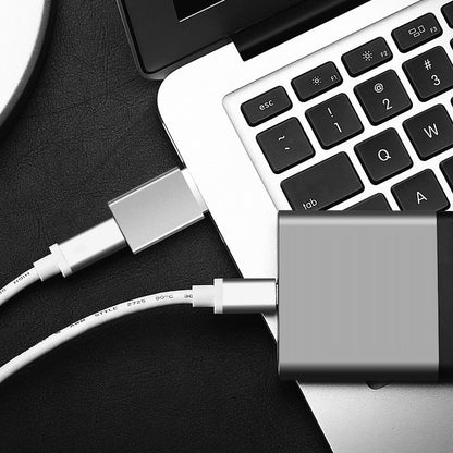 Προσαρμογέας Δεδομένων και Φόρτισης USB-C - USB-A Fixed, Γκρι