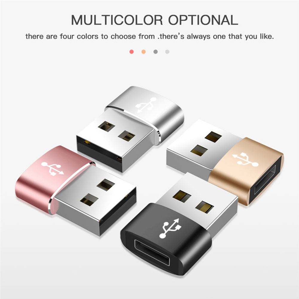 Προσαρμογέας Δεδομένων και Φόρτισης USB-C - USB-A Techsuit, Μαύρο