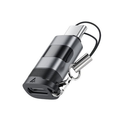 Προσαρμογέας Δεδομένων και Φόρτισης USB-C - USB-C Acefast J9 Display, Γκρι