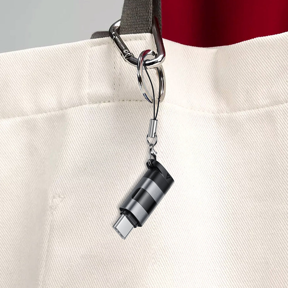 Προσαρμογέας Δεδομένων και Φόρτισης USB-C - USB-C Acefast J9 Display, Γκρι