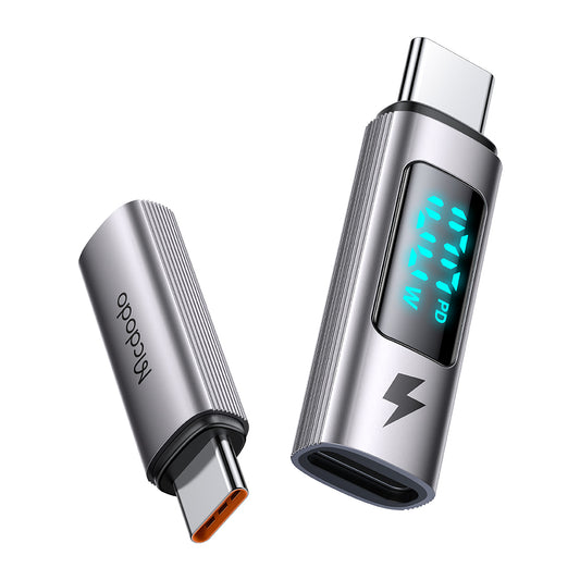 Προσαρμογέας Δεδομένων και Φόρτισης USB-C - USB-C McDodo OT-6090 Wales Display, Μαύρο