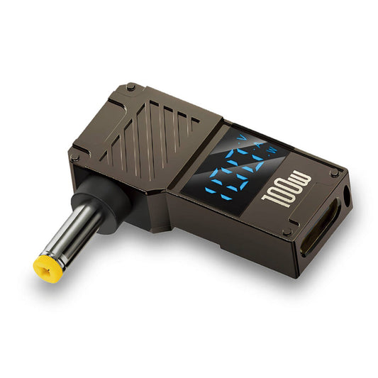 Προσαρμογέας Φόρτισης Techsuit LaptopPlugX A22, DC - USB-C, Γκρι