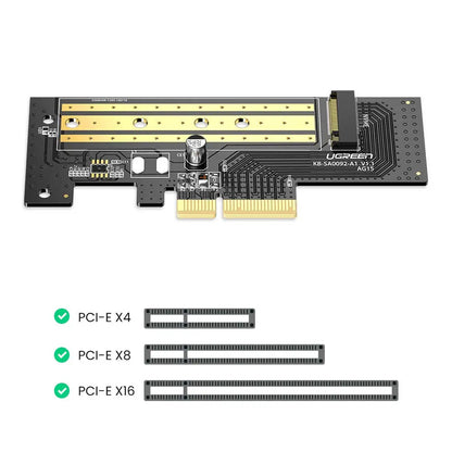 Προσαρμογέας Διεπαφής SSD UGREEN CM302 (70503), NVMe M.2 - PCIe 3.0 X4