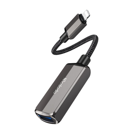 Προσαρμογέας OTG Lightning - USB-A McDodo CA-2690, Γκρι