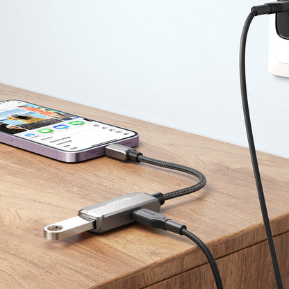 Προσαρμογέας OTG Lightning - USB-A McDodo CA-2690, Γκρι