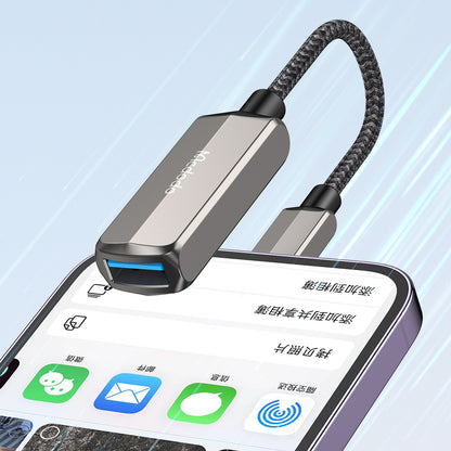 Προσαρμογέας OTG Lightning - USB-A McDodo CA-2690, Γκρι