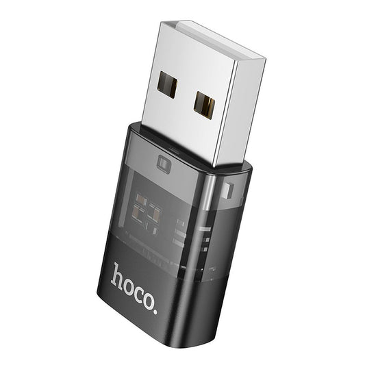 Προσαρμογέας Δεδομένων και Φόρτισης USB-C - USB-A HOCO UA36C, Μαύρο