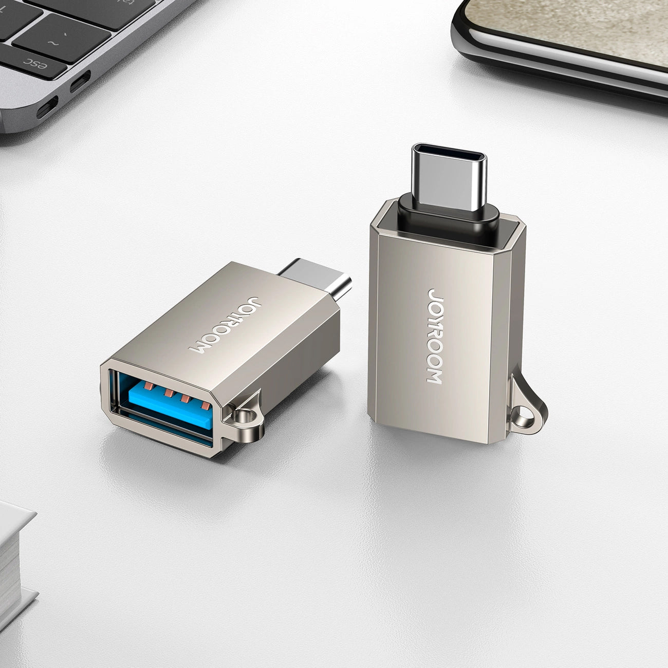 Προσαρμογέας OTG USB-C - USB-A Joyroom S-H151, Ασημί