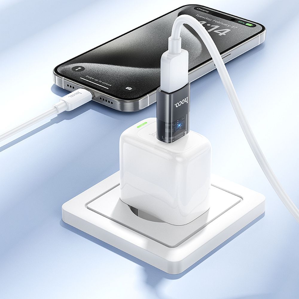 Προσαρμογέας OTG USB-C - USB-A HOCO UA36B, Μαύρο