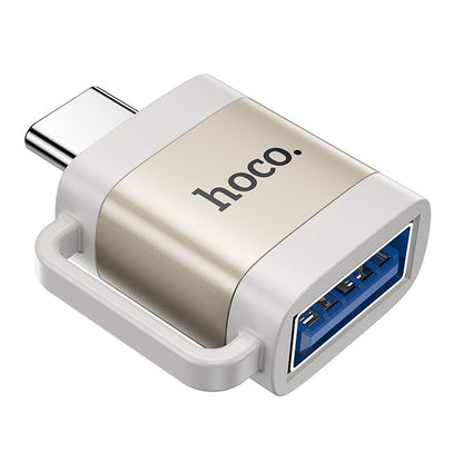 Προσαρμογέας OTG USB-C - USB-A HOCO UA31C, Γκρι