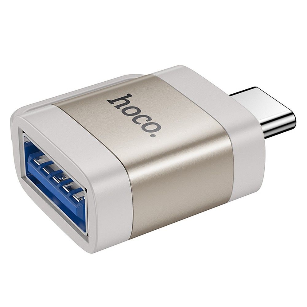 Προσαρμογέας OTG USB-C - USB-A HOCO UA31C, Γκρι