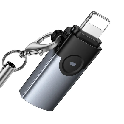 Προσαρμογέας Δεδομένων και Φόρτισης USB-C - Lightning HOCO UA46A, Γκρι