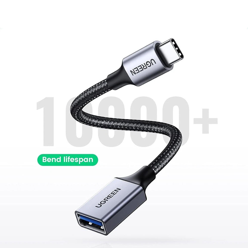 Προσαρμογέας OTG USB-C - USB-A UGREEN US378 (70889), Γκρι