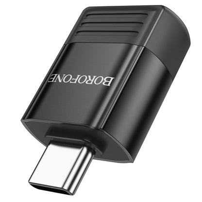 Προσαρμογέας OTG USB-C - USB-A Borofone BV18, Μαύρο