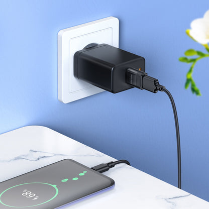 Προσαρμογέας OTG USB-C - USB-A Borofone BV18, Μαύρο