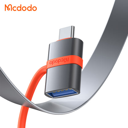 Προσαρμογέας OTG USB-C - USB-A McDodo OT-3810, Γκρι