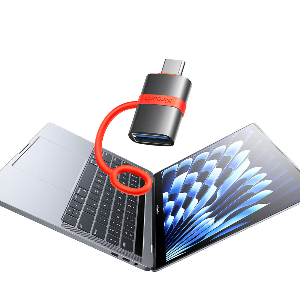 Προσαρμογέας OTG USB-C - USB-A McDodo OT-3810, Γκρι
