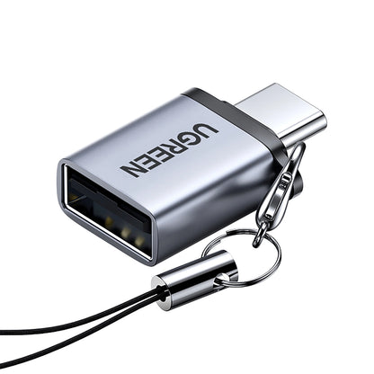 Προσαρμογέας OTG USB-C - USB-A UGREEN US270 (50283), Γκρι