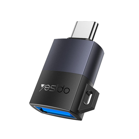 Προσαρμογέας OTG USB-C - USB-A Yesido GS31, Γκρι